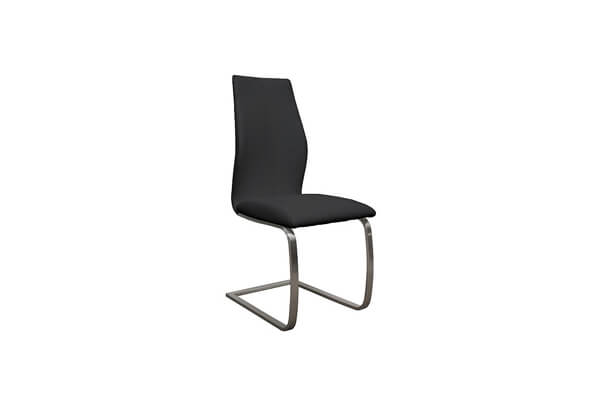 Healy Black Faux Leather Dining Chair Furnish That Room