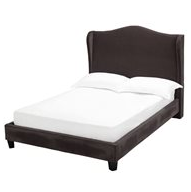 Furnish That Room Lion Double Bed Frame Charcoal Velvet