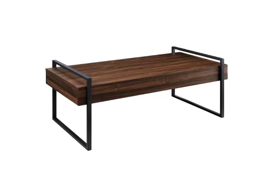 Edgar Dark Walnut Effect Coffee Table