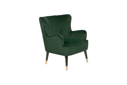 Lennon Green Velvet Accent Chair