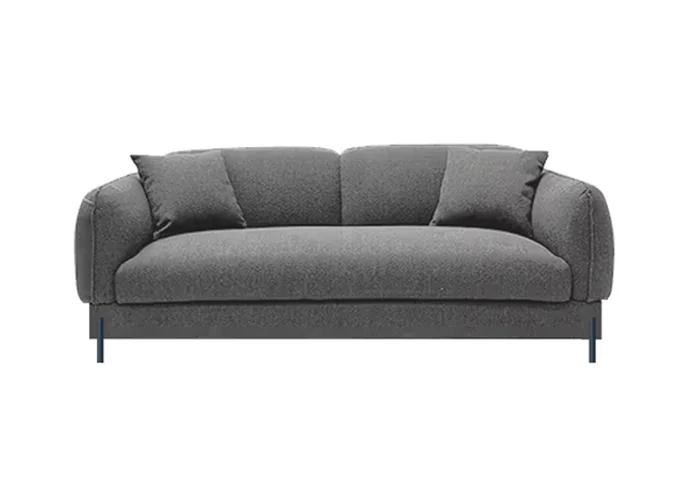 Lola Grey 3 Seater Sofa