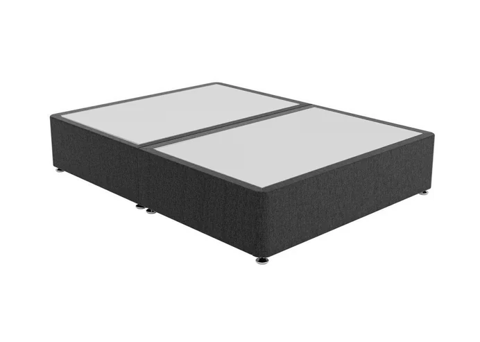 Molly Double Charcoal Linoso Divan Base Set